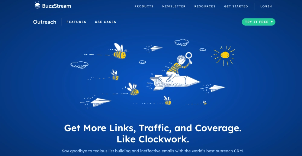 BuzzStream è uno strumento di pr e CRM che permette anche la link building.