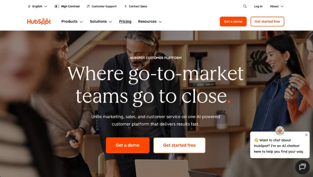 Hubspot è uno dei CRM più famosi.