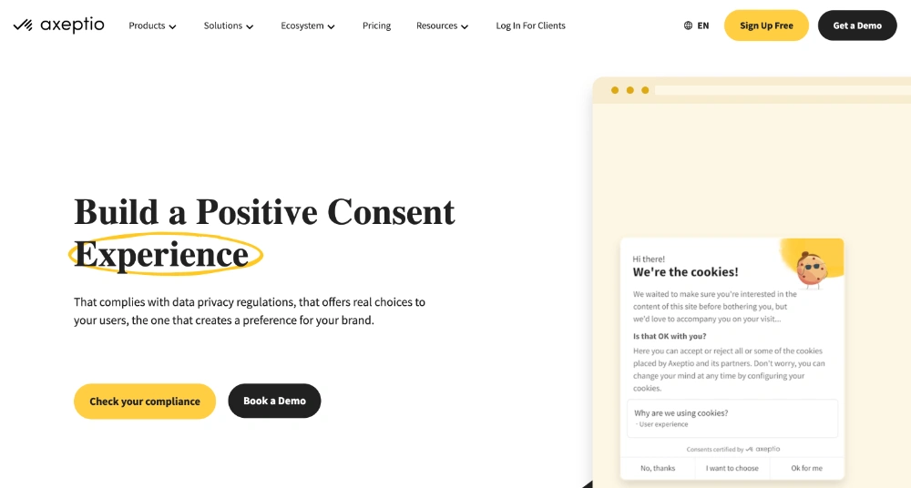 Axeptio generatore privacy policy