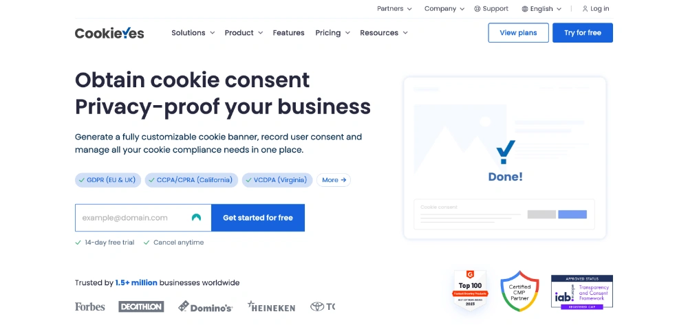 Cookieyes generatore privacy policy