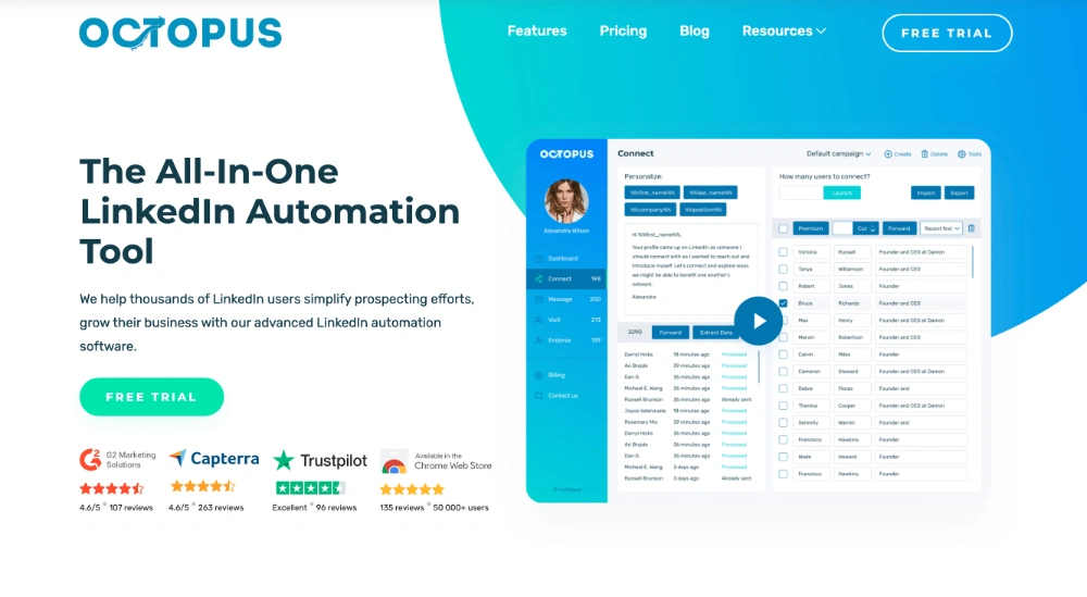 Octopus Lead Generation LinkedIn