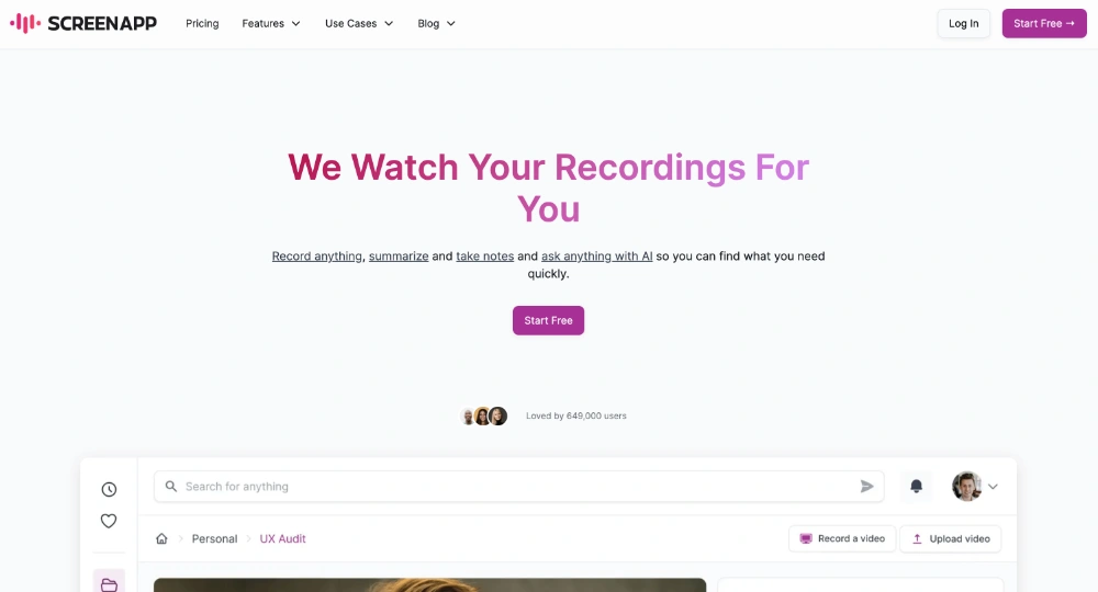Screenapp ed i migliori software per registrare lo schermo del computer