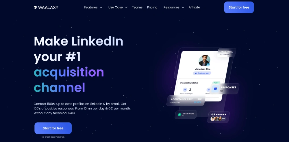 Waalaxy Lead Generation LinkedIn